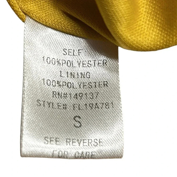 Y2K,vtg, Favlux jumpsuit,YELLOW sz S. WIDE leg, Boho,capri,Lagenlook,academia EC - Picture 13 of 16